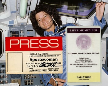 Sally Ride's Personal ID Cards, Ex. Sally Ride Estate