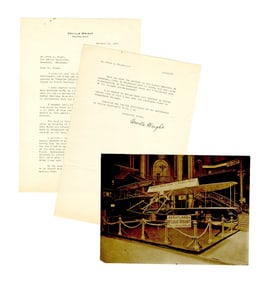 O. Wright TLS "first to...fly" Incredible Letter About Dawn of Flight
