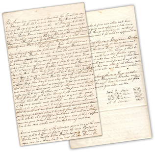 African-American Boy Becomes Indentured Servant of Illinois Methodist Minister and Merchant: Indentured ServitudeJacksonville, IL, February 20, 1857African-American Boy Becomes Indentured Servant of Illinois Methodist Minister and MerchantMDS[AFRICAN AMERICAN.] Lewis Rose, Betsy Rose, Benjami