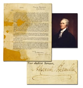 A. Hamilton "provision for the payment of the debts of the United States," & Testing Proof of