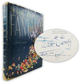 Walt Disney Signed 1st Ed. of "Fantasia", JSA Authenticated