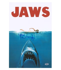 Richard Dreyfuss Signed JAWS Photo Poster, PSA/DNA, 50th Anniversary of its Release