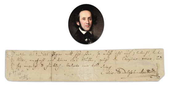 Felix Mendelssohn ANS with Full Signature