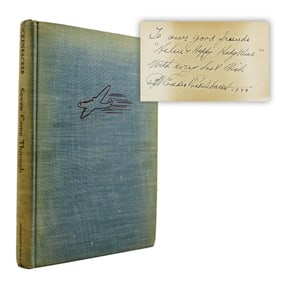 Eddie Rickenbacker Signed 1st Ed. "Seven Came Through" About His Experience Lost at Sea