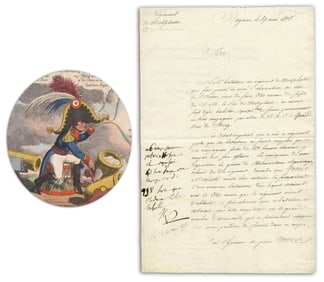 Rare Napoleon ANS, 22 Words in His Hand, Re: Forming New Battalion to Accommodate Westphalian