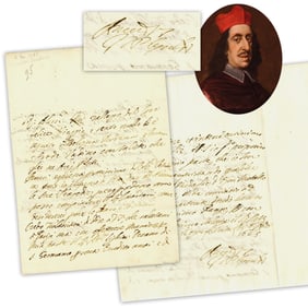 Leopoldo de' Medici 1665 ALS Referencing Medals
