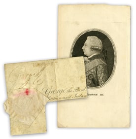 George III Large Clipped Signature