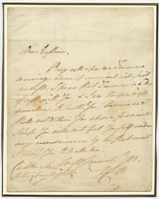 Rare George IV ALS! 70+ Words In His Hand