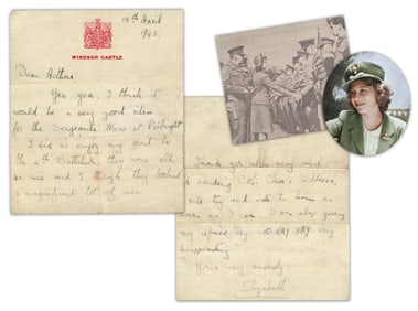 16-Year-Old Princess Elizabeth Mentions Her 1st Solo Royal Appearance at 1943 Grenadier Guard