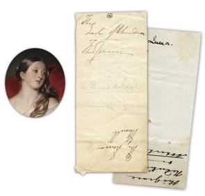 Queen Victoria Triumphant Signature As "The Queen"