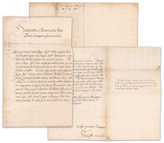 William III Receives German Representatives From Holy Roman Empire Principality of Brunswick-Lü