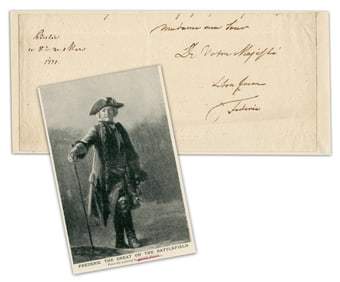 Frederick the Great Signature In French!