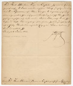 Frederick William III, King of Prussia MDS Dating From His Highly Feted Year of 1823