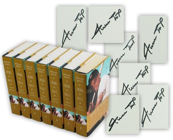 Willie Mays Lot of 7 Signed 1st Ed. Hardcovers "The Life, The Legend", All PSA Authenticated