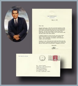 President Nixon thanks publisher James Copley for his “most perceptive and encouraging”