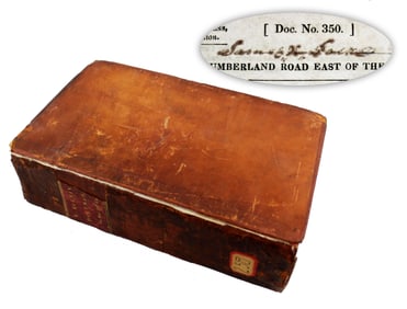 James K. Polk Signed Volume of HoR Documents With Slave Content, Fold out Map, Treaty with Russia,