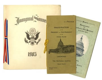 Theodore Roosevelt Inaugural Souvenirs - Possibly Senator Shelby Collum’s
