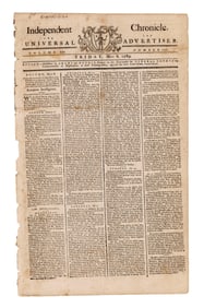 George Washington’s First Inaugural Address Delivered on April 30, 1789 at Federal Hall in New