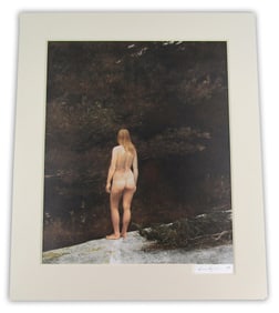 Andrew Wyeth Signed Ltd. Ed. Collotype, "Indian Summer," Featuring Teenaged Model Siri Erickson