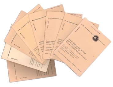 Collection of 8 NASA Apollo Technical Note Booklets