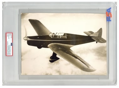Charles Lindbergh Press Photo, In Flight! PSA/DNA Encapsulated