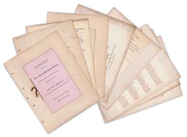 Ephemera Collection re: NY Committee on Entertainment of South American Merchants, 1897- Programs,