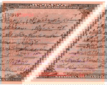 Prohibition: Whiskey Prescription for Medical Liquor