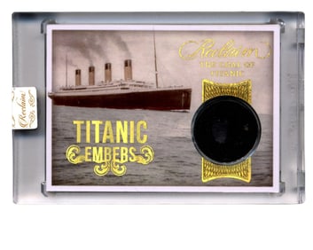 Anthracite from the Titanic. An Impressive Custom Relic Card