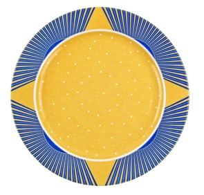 World Trade Center "Windows on the World" Restaurant Dinner Plate; Avoided Destruction by Being Used