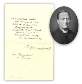 S. Baring-Gould AQS From 1st Verse of 'Onward, Christian Soldiers', Famed Missionary Hymn