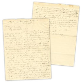 C. Chiniquy, Influential Anti-Catholic, ALS Re: Potential Trip to England "in the great struggle