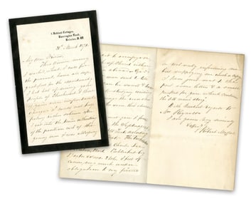 Robert Moffat, Pioneering Missionary to Africa, 3pp ALS re: "God's messenger [tells]… how man