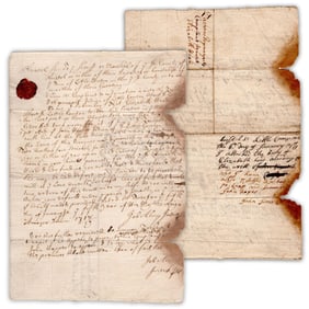Colonial Massachusetts Justice of the Peace Issues Summons for Woman Accused of Selling Liquor to