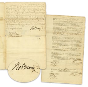 Robert Morris & John Nicholson DS Naming Shareholders in Land Speculation Venture, On Brink of