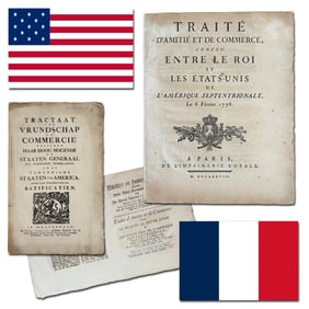Treaty of Amity & Commerce: Incredible Archive, 1778-1783, Nearly 200 Pages!