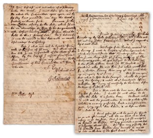 Connecticut Governor Saltonstall Writes About Interest in Equivalent Lands Used to Fund Yale College