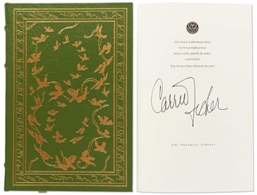 Carrie Fisher Signed Deluxe Limited Edition of "Delusions of Grandma"