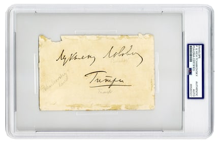 Tchaikovsky PSA Certified Handwritten Envelope Featuring Monogram