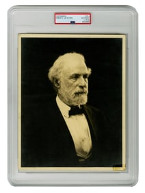R.E. Lee's Last Photograph After Miley, ca. 1910s- PSA Encapsulated