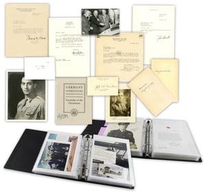 Autograph Collection of 130 Generals of U.S. Army, Air Force & Marine Corps- 194 Signatures Total!