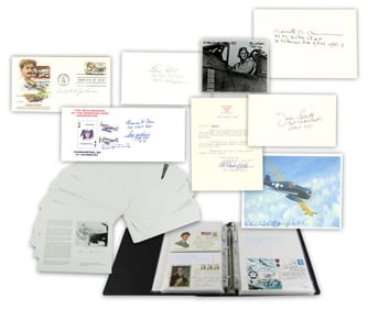 Fantastic Fighter Aces Autograph Collection, 138 pcs!