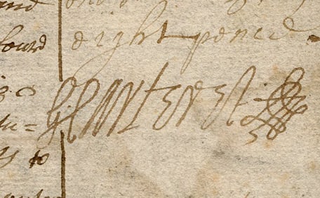 George Carteret Rare 1663 DS in the Midst of His Rise & Fall as Treasurer of the Navy