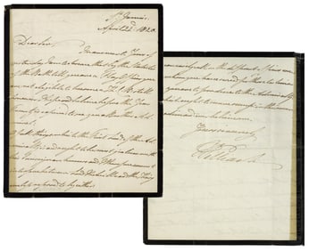 William IV of England ALS Re: George IV, the Order of the Bath, & Admiralty Just 3 Months After