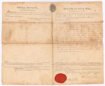 King Kamehameha III Signed Bilingual Land Grant In Manoa, Possibly for Sugarcane or Coffee Growing,