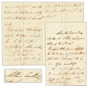 Arthur Wellesley ALS, Great Peninsular War Content Just Before Battle of Talavera, Which Would Earn