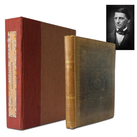 R.W. Emerson's "Representative Men," Significant Presentation Copy to the Earl of Lovelace & Ada