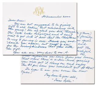 Harper Lee Handwritten Letter Signed "Miss Nelle," Warm Content, With Signed Envelope, "Lee"