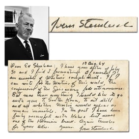 Steinbeck Writes to a Journalist Friend With Praise for Broadway Producer Who Tried to Make a