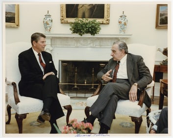 Edward Teller Signed Official White House Photo