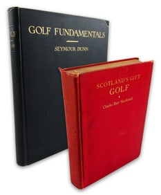 [Golf History] Pair of 1st Ed. Volumes By Golf Legends Macdonald & Dunn